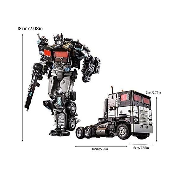 Jouet Voiture Robot Transformable 2 En 1 - Figurine D'action Mini, Voiture Et Robot, Pour Enfants Et Adultes