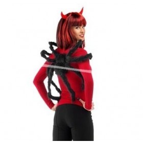 Folat - Énorme araignée - 90 cm Noir Taille Unique