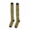 Dress Up America Accessoire de costume de déguisement de chaussettes denfants noires / jaunes