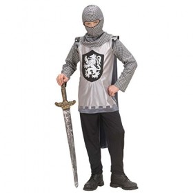 NET TOYS Excalibur épée épée de Chevalier argenté 90 cm Chevalier épée épée médiévale déguisement Accessoires