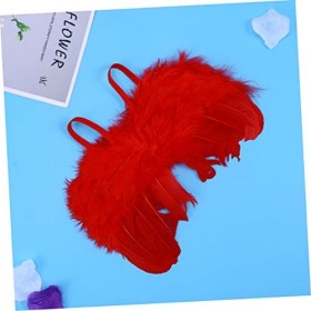 Toyvian 3 Pièces Accessoires Photo Infantile Nouveau-Né Costume Ailes DAnge Rouge Pour Bébé Tenues Chucky Costume Pour Enfan