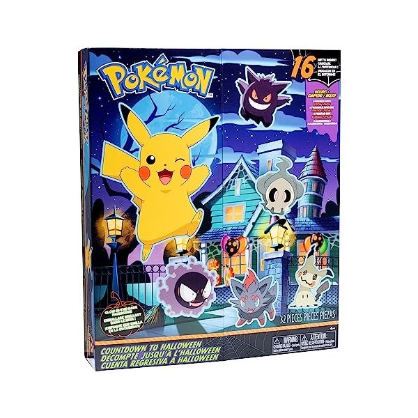 Calendrier de lAvent Pokémon 2023 pour enfants à partir de 4 ans