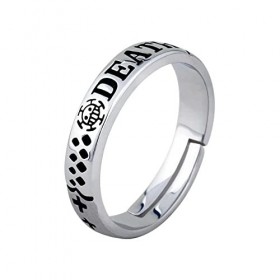 Anneau daccessoires de Cosplay danime pour One Piece, Anneau réglable Accessoires de Bijoux de Mode Cadeau