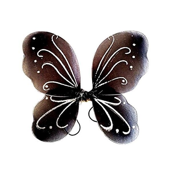 KIRALOVE - Ailes de Papillon - Accessoire de Costume - Déguisement - Carnaval - Halloween - Théâtre - Fée - Multicolore - 3-7