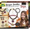 Lena 42303 - Ensemble de bijoux en forme de dragon - Avec collier et amulette - Bracelet en perles et accessoires magiques po