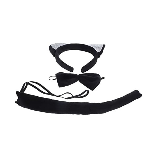 CIMAXIC 1 Ensemble Chat Oreille Bandeau Performance Costume Prop Animaux Parti Costume Accessoire Chat Animal Oreilles Bandea