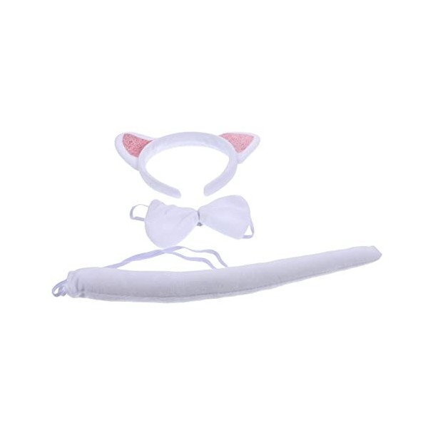 CIMAXIC 1 Ensemble Chat Oreille Bandeau Performance Costume Prop Animaux Parti Costume Accessoire Chat Animal Oreilles Bandea