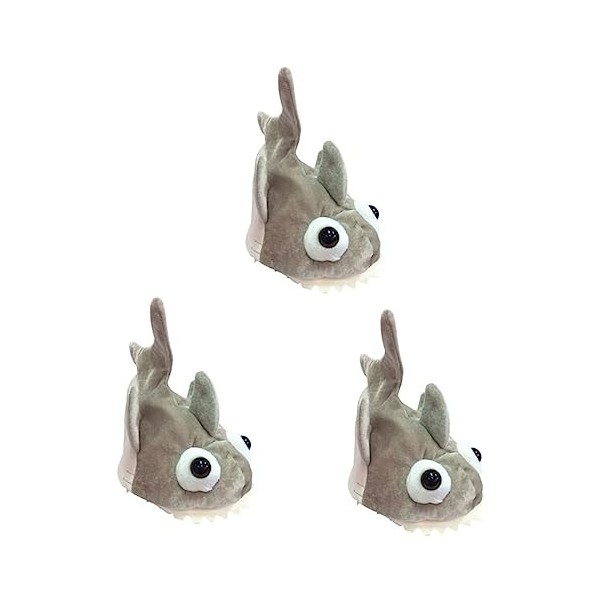 Toyvian Bonnet De Costume Costume Bonnet Gris Enfant Chapeau Drôle Costume Chapeau Costume Accessoire Vêtements Requin Chapea