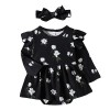 Xiaojiu DéGuisement Enfant Fille Déguisement Sorcière 4 Ans,Deguisement Bebe 2 Ans Robe Citrouille Fille Accessoire Annee 80 