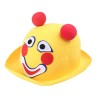 TOYANDONA Accessoires Rouges Vêtements Pour Garçons Feutre Rouge Chapeau De Clown Pour Enfants Jeu De Rôle De Clown Pour Enfa