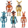 AIVENTING FNAF Ours lumineux Freddy Foxy Sister Lieu daction dhorreur Figurines FNAF Joints mobiles pour enfants, anniversa