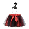 Hifot Deguisement Halloween Fille,Citrouille Jupe Tutu Bandeau Accessoire Halloween,Costume Carnaval Halloween Cosplay Fille