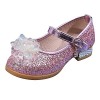 Ghemdilmn Chaussures de princesse pour fille - Chaussures en cristal - La Reine des Neiges - Sandales à paillettes - Escarpin