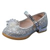 Ghemdilmn Chaussures de princesse pour fille - Chaussures en cristal - La Reine des Neiges - Sandales à paillettes - Escarpin