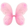 Nenjindz Ailes de Fée Enfants Papillon Déguisement 1 Pièce Ailes dAnges Rose avec Bandoulière Élastique Accessoire de Fête p