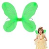 Nenjindz Ailes de Fée Enfants Papillon Déguisement 1 Pièce Ailes dAnges Rose avec Bandoulière Élastique Accessoire de Fête p