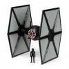 Bizak Star Wars Micro Galaxy Squadron Tie Fighter du Premier Ordre - Véhicule de 8 cm avec microfigurine Pilote Tie de la Pri