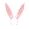 Oreilles de Lapin Bandeau,Bande de Cheveux Coiffure Accessoire Deguisement Lapin Pâques Bandeau Cosplay Animaux Tête Elastiqu