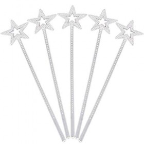 TOYANDONA 12 Pcs Étoile Baguette Magique en Forme Détoile Princesse Baguettes Étoile Fée Bâton Filles Costume Accessoires Acc