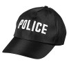 Boland 97046 - Casquette de police pour adultes, casquette de baseball avec impression Police, chapeau pour déguisements de c