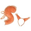 Qianly de déguisement de queue danimal Bandeau Accessoires de cosplay Oreilles décureuil en peluche Serre-tête pour décorat