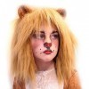 NET TOYS Bonnet Original Lion pour Enfant - Marron - Adorable Accessoire déguisement Enfant Chapeau Lion avec Poils et Oreill