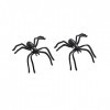 Lot de 2 boucles doreilles araignée pour femme - Accessoires de déguisement pour Halloween