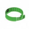 Pixie Crew Bracelet Minecraft En Silicone Vert Réglable Comprend 4 multipixels De Porc, Squelette, Creeper et Enderman 2x2 Ré