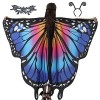 Joberio Cape Papillon - Papillon en Polyester pour Adultes - Fée Costume Femmes Les Deux Côtés Ailes Papillon Châle Halloween