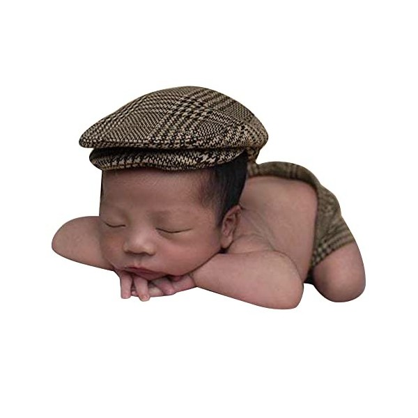 Surakey Costumes de Photographie Props Nouveau-né Bébé, Bébé Photographie Accessoires Photo Set, Tenues des garçons pour la P