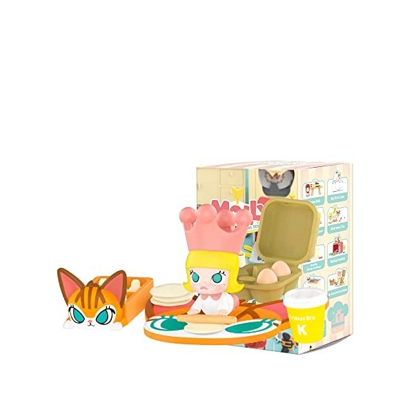 POP MART Mega Space Molly 100 % Series 2 Boîte de 6,3 cm Personnage articulé Premium Design cadeaux pour femmes Boîte aveugle