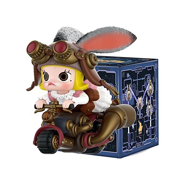 POP MART Mega Space Molly 100 % Series 2 Boîte de 6,3 cm Personnage articulé Premium Design cadeaux pour femmes Boîte aveugle