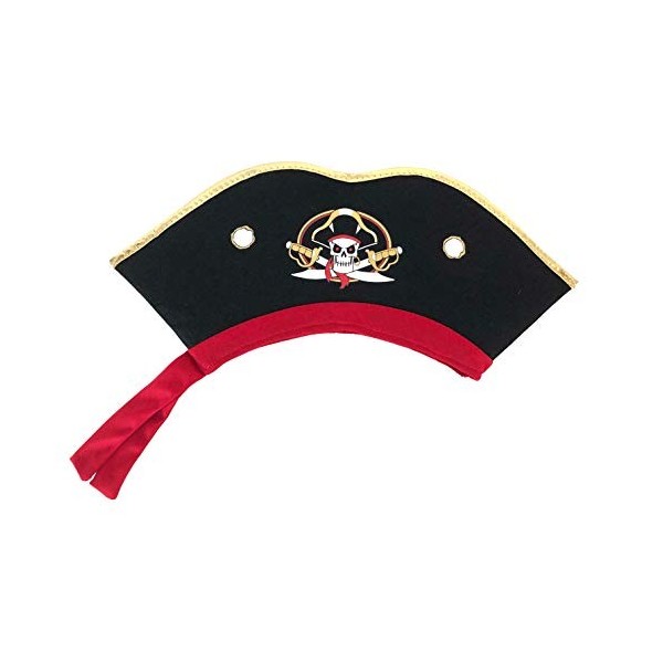 Liontouch - Chapeau Pirate - Capitaine Cross | Jouet pour Jeu dImitation pour Enfants et Tout-Petits avec Motif de Crâne | C