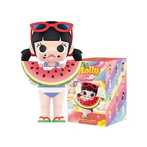 POP MART Mega Space Molly 100 % Series 2 Boîte de 6,3 cm Personnage articulé Premium Design cadeaux pour femmes Boîte aveugle