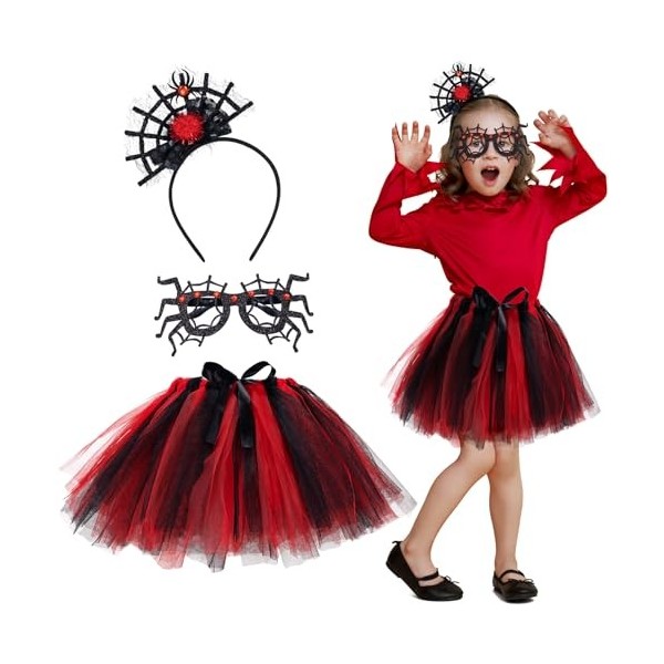 Costume Halloween Bébé Fille 3 Pièces - Grenouillère, Jupe Tutu Et Bandeau (3-18 Mois)