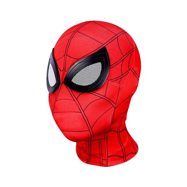 Biuebinc Masque de héros Spiderman pour enfants et adultes, masque de super-héros pour enfants, léger et respirant pour Hallo