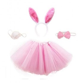 Déguisements et accessoires de lapin, bandeau oreilles de lapin, nœud papillon, queue, jupe en gaze. Accessoires dhabillage 