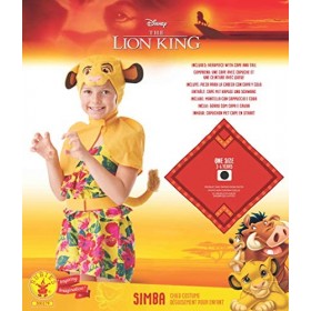 Rubies - Disney Le Roi Lion, Simba le Lion Kit daccessoires pour déguisement pour enfant Taille unique