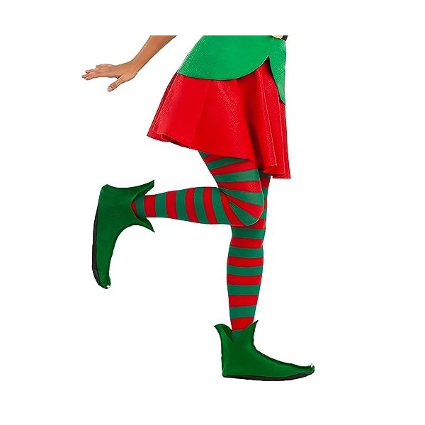 Funidelia | Chaussures de lutin pour fille et garçon Elfe de Noël, Noël, Lutin - Accesoires pour enfant, accessoire pour dégu