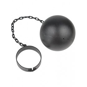 Funidelia | Boulet de prisonnier pour homme Voleur, Braqueur, Délinquant - Accesoires pour Adultes, accessoire pour déguiseme