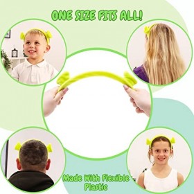 Toyland® Shrek Dressing Up Ears - Bandeau Ogre Vert - Accessoires de Déguisement - Taille Unique