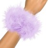 JAWSEU Poignets Plumes, Bracelet Slap Plume Manchette de Poignet Plume Accessoire Déguisement Femme Manche Plume Poignet Élég