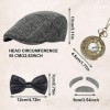 SKHAOVS 1920s Hommes Déguisements Accessoires, Accessoire Annee 20 pour Homme, Gatsby Gangster Costume Accessoires, Flapper A