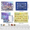 Naler Calendrier de lAvent 2023 Cristaux, Kit de Pierres Precieuses Minéraux Naturels 24PCS, Fabrication Bijoux Jouet Cadeau