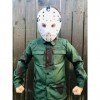 Rubber Johnnies Crystal Lake Killer, 6-8 ans, chemise vert et masque de hockey blanc, accessoire de film, accessoires dHallo