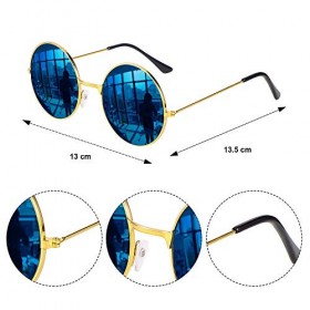 Gejoy Ensemble de Costume Hippie Perruque Afro Funky Lunettes de Soleil Collier Signe de Paix pour Soirée à Thème 50/60/70 N