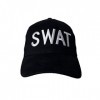 Brandsseller Casquette SWAT en coton brodé avec logo policier, déguisement de police, casquette de baseball pour carnaval, ca
