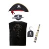 Mufeng Costume Pirate Enfants Déguisement Pirate Garçon Accessoires Pirate Tenue Halloween Pirate Costume Enfant 3-16 Ans Noi