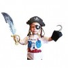 Joyin Toy halloween pirate costume set y compris chapeau, oeil patche, épée, anneau doreille et crochet