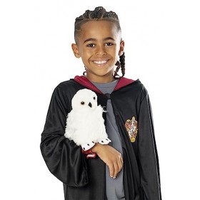 Rubies Peluche Hedwig Officiel Harry Potter, Accessoire de déguisement pour Halloween, carnaval, Noël et anniversaire